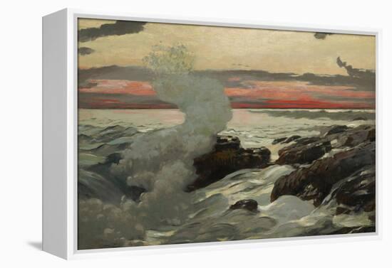 West Point, Prout's Neck, 1900 (Oil on Canvas)-Winslow Homer-Framed Premier Image Canvas