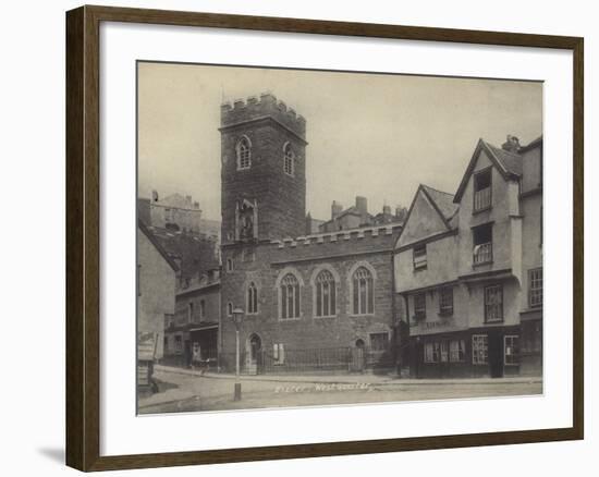 West Quarter, Exeter, Devon-null-Framed Photographic Print