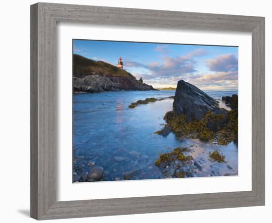 West Quoddy Lighthouse, Lubec, Maine, New England, United States of America, North America-Alan Copson-Framed Photographic Print