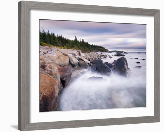 West Quoddy Lighthouse, Lubec, Maine, New England, United States of America, North America-Alan Copson-Framed Photographic Print