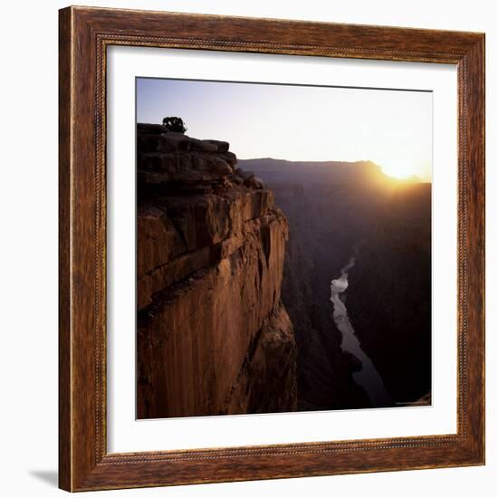West Rim at Sunrise, Grand Canyon, Unesco World Heritage Site, Arizona, USA-Tony Gervis-Framed Photographic Print