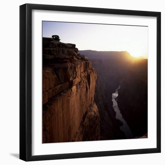 West Rim at Sunrise, Grand Canyon, Unesco World Heritage Site, Arizona, USA-Tony Gervis-Framed Photographic Print