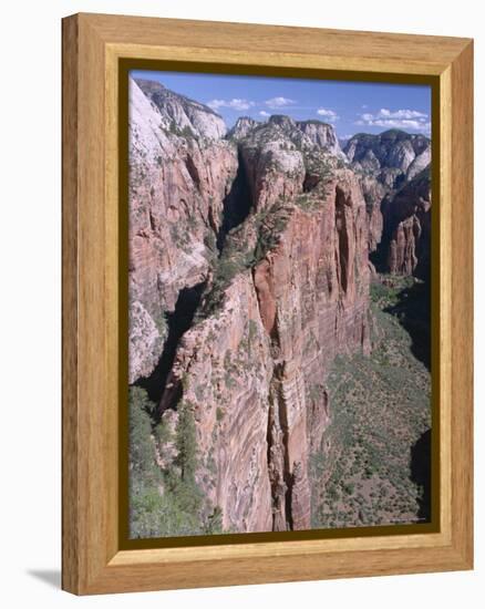 West Rim, Zion National Park, Southwest Utah, USA-Alison Wright-Framed Premier Image Canvas