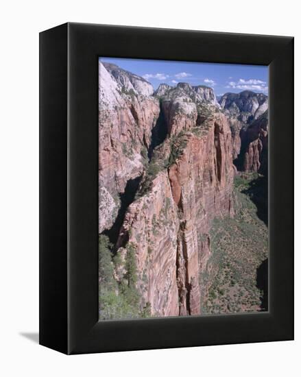 West Rim, Zion National Park, Southwest Utah, USA-Alison Wright-Framed Premier Image Canvas