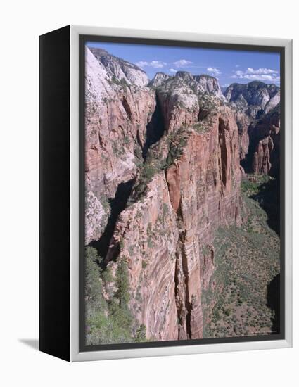 West Rim, Zion National Park, Southwest Utah, USA-Alison Wright-Framed Premier Image Canvas