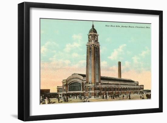 West Side Market House, Cleveland, Ohio-null-Framed Art Print