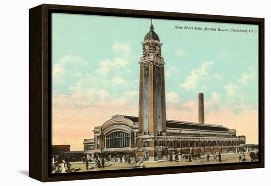 West Side Market House, Cleveland, Ohio-null-Framed Stretched Canvas