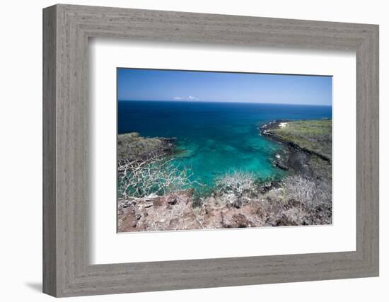 West Side of San Cristobal Island, Viewed from Frigate Bird Hill, Galapagos Islands-Diane Johnson-Framed Photographic Print