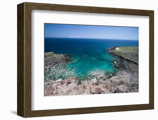 West Side of San Cristobal Island, Viewed from Frigate Bird Hill, Galapagos Islands-Diane Johnson-Framed Photographic Print