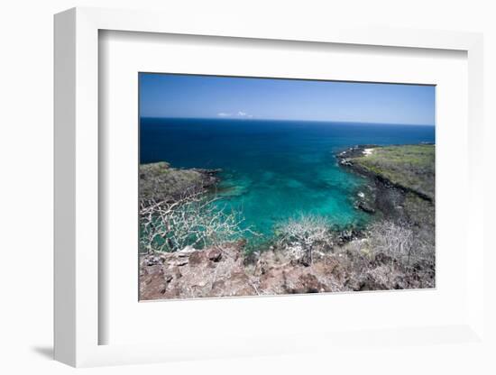 West Side of San Cristobal Island, Viewed from Frigate Bird Hill, Galapagos Islands-Diane Johnson-Framed Photographic Print