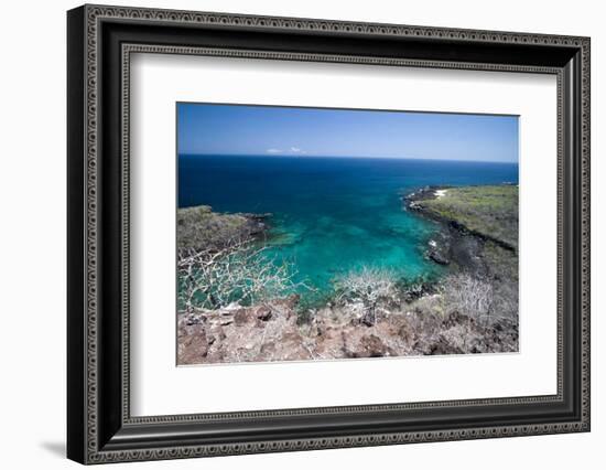 West Side of San Cristobal Island, Viewed from Frigate Bird Hill, Galapagos Islands-Diane Johnson-Framed Photographic Print