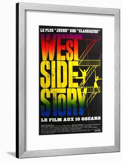 West Side Story, French Movie Poster, 1961-null-Framed Art Print