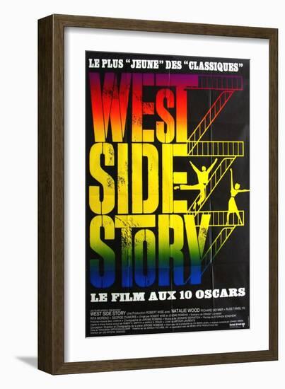 West Side Story, French Movie Poster, 1961-null-Framed Art Print