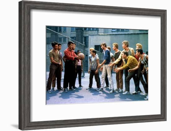 West Side Story, George Chakiris, Russ Tamblyn, David Winters, 1961-null-Framed Photo