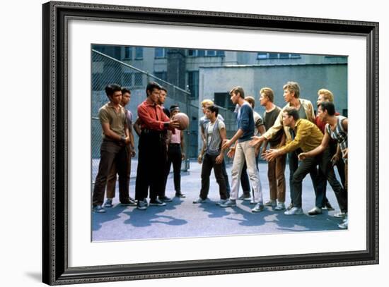 West Side Story, George Chakiris, Russ Tamblyn, David Winters, 1961-null-Framed Photo