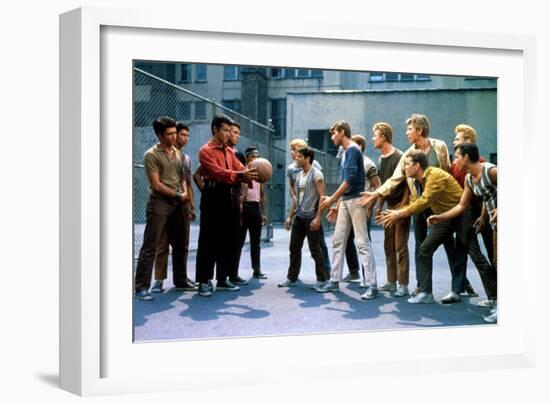 West Side Story, George Chakiris, Russ Tamblyn, David Winters, 1961-null-Framed Premium Photographic Print