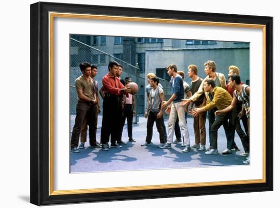 West Side Story, George Chakiris, Russ Tamblyn, David Winters, 1961-null-Framed Premium Photographic Print