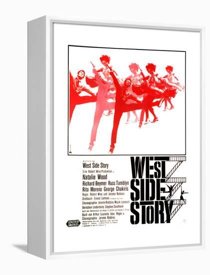 West Side Story, German Poster Art, 1961-null-Framed Premier Image Canvas