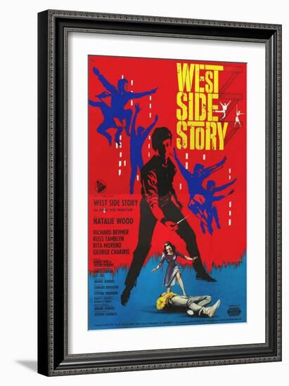 West Side Story, Italian Movie Poster, 1961-null-Framed Art Print