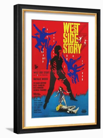 West Side Story, Italian Movie Poster, 1961-null-Framed Art Print