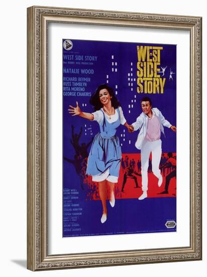 West Side Story, Italian Movie Poster, 1961-null-Framed Art Print