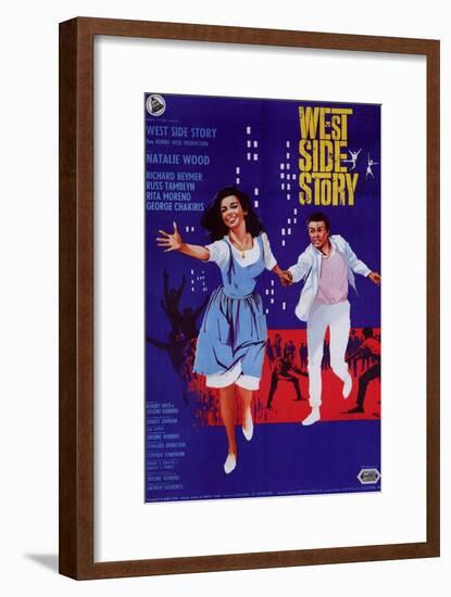 West Side Story, Italian Movie Poster, 1961-null-Framed Art Print