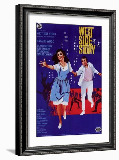 West Side Story, Italian Movie Poster, 1961-null-Framed Art Print