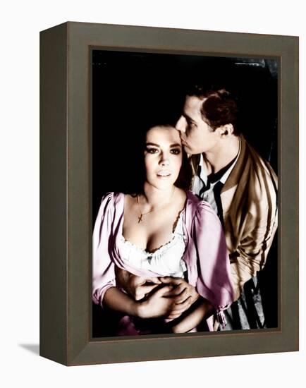 West Side Story, L-R: Natalie Wood, Richard Beymer, 1961-null-Framed Stretched Canvas