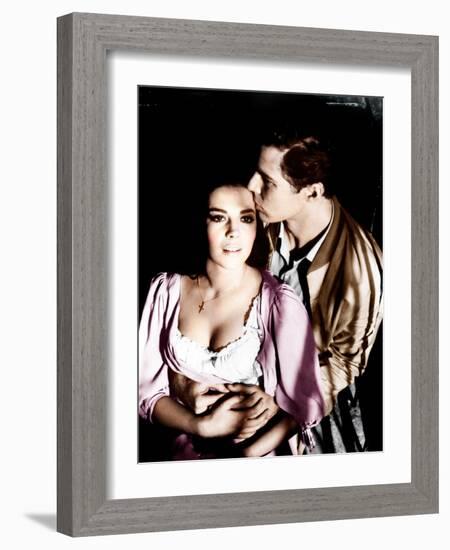 West Side Story, L-R: Natalie Wood, Richard Beymer, 1961-null-Framed Photo