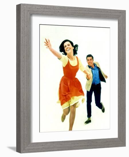 West Side Story Natalie Wood and Richard Beymer, 1961-null-Framed Photo