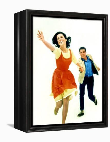 West Side Story Natalie Wood and Richard Beymer, 1961-null-Framed Stretched Canvas