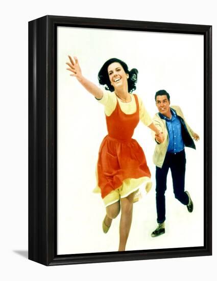 West Side Story. Natalie Wood and Richard Beymer, 1961-null-Framed Stretched Canvas