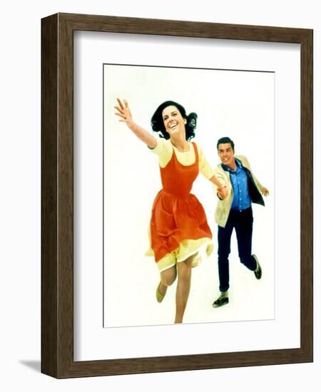 West Side Story. Natalie Wood and Richard Beymer, 1961-null-Framed Art Print