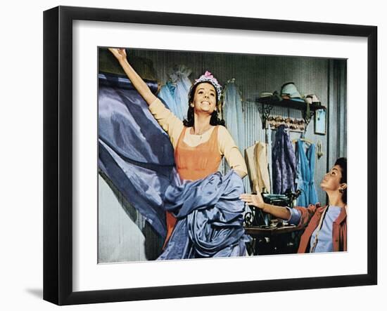 West Side Story, Natalie Wood (Left), 1961-null-Framed Photo