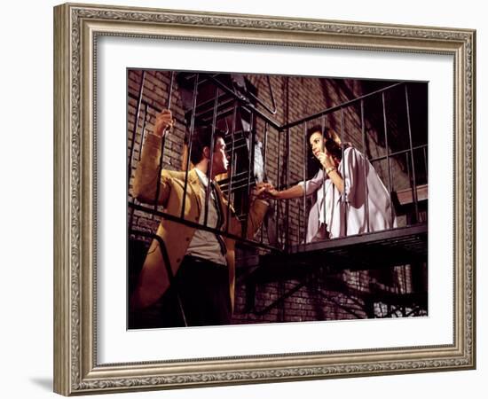 West Side Story, Natalie Wood, Richard Beymer, 1961-null-Framed Photo