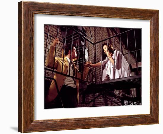 West Side Story, Natalie Wood, Richard Beymer, 1961-null-Framed Photo