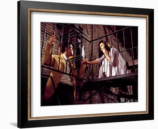 West Side Story, Natalie Wood, Richard Beymer, 1961-null-Framed Photo