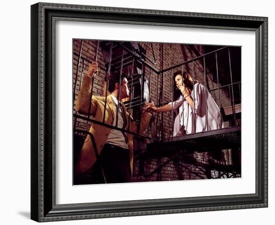 West Side Story, Natalie Wood, Richard Beymer, 1961-null-Framed Photo