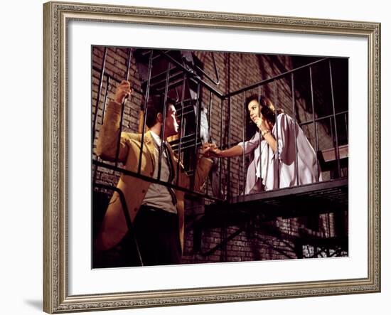 West Side Story, Natalie Wood, Richard Beymer, 1961-null-Framed Photo