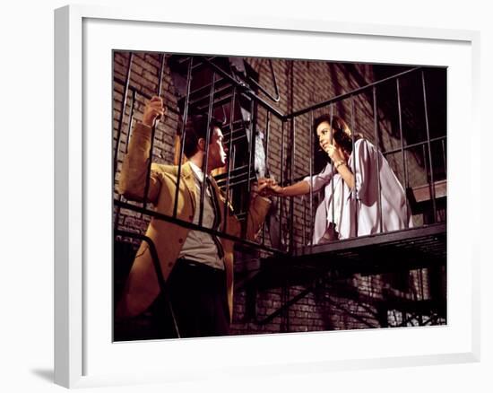 West Side Story, Natalie Wood, Richard Beymer, 1961-null-Framed Photo