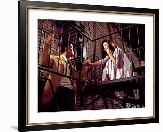 West Side Story, Natalie Wood, Richard Beymer, 1961-null-Framed Photo
