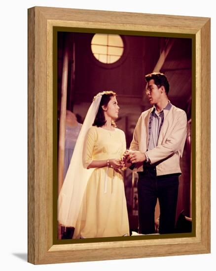 West Side Story, Natalie Wood, Richard Beymer, 1961-null-Framed Stretched Canvas