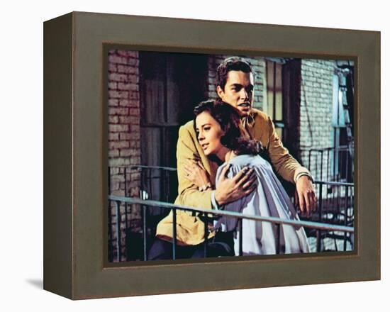 West Side Story, Natalie Wood, Richard Beymer, 1961-null-Framed Stretched Canvas