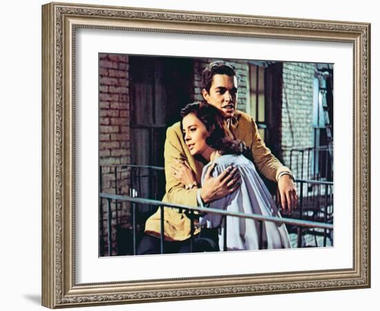 West Side Story, Natalie Wood, Richard Beymer, 1961-null-Framed Photo