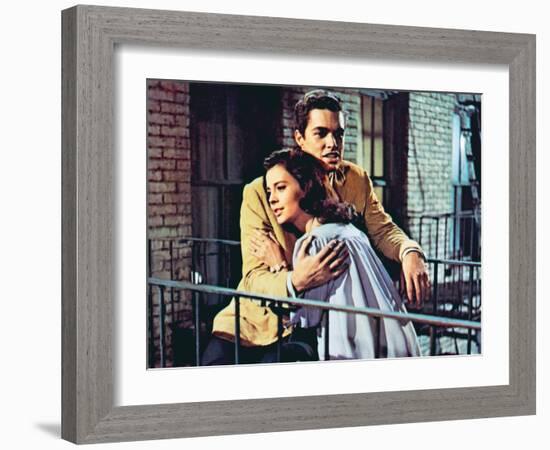 West Side Story, Natalie Wood, Richard Beymer, 1961-null-Framed Photo