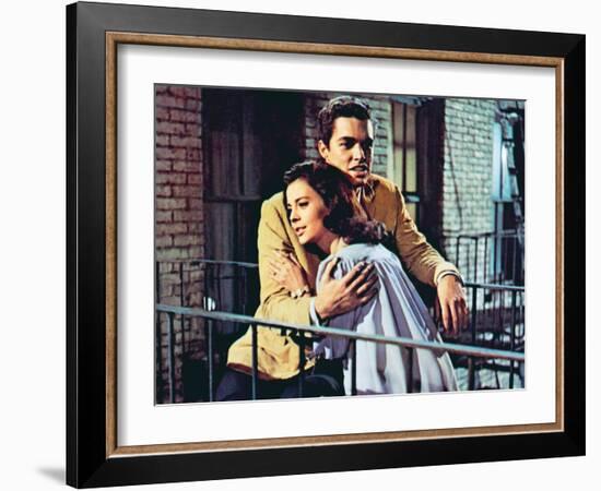 West Side Story, Natalie Wood, Richard Beymer, 1961-null-Framed Photo