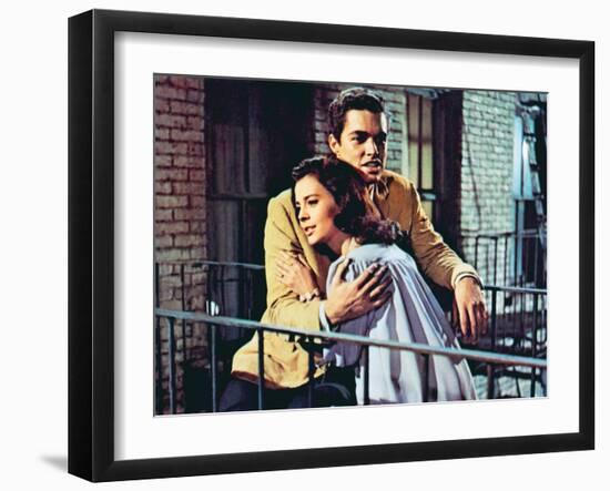 West Side Story, Natalie Wood, Richard Beymer, 1961-null-Framed Photo