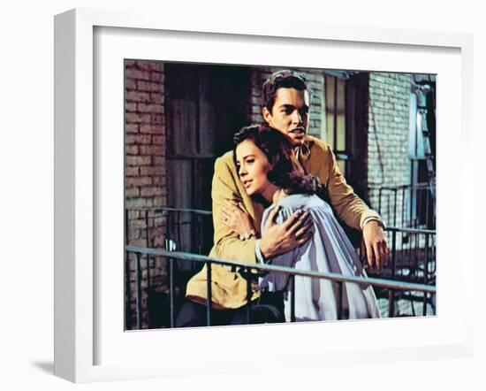 West Side Story, Natalie Wood, Richard Beymer, 1961-null-Framed Photo