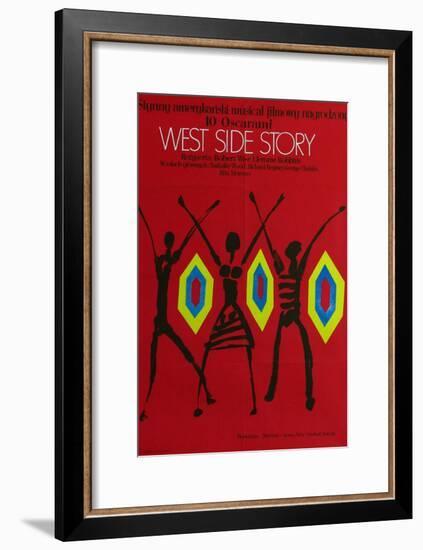 West Side Story, Polish Movie Poster, 1961-null-Framed Art Print