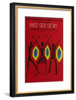 West Side Story, Polish Movie Poster, 1961-null-Framed Art Print